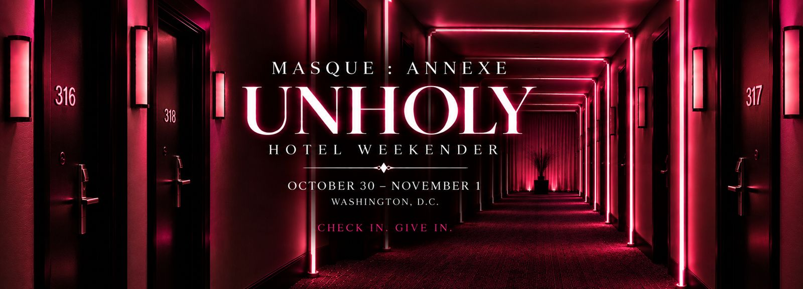 unholy website banner