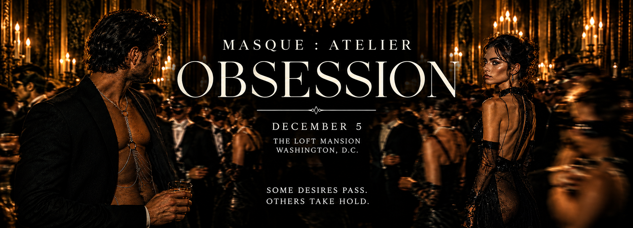 Masqué Atelier upcoming event poster